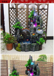 鄭州樹脂假山流水噴泉加濕器工藝品擺件廠家直批，盡顯自然雅趣